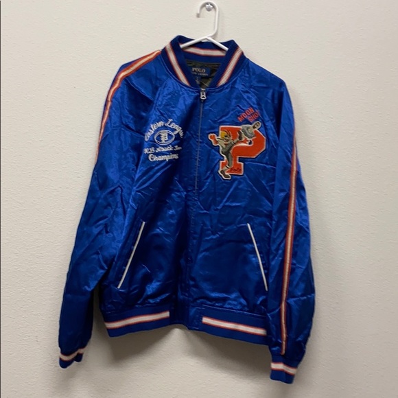 polo satin souvenir jacket